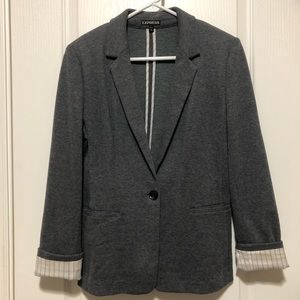 Express Blazer with Stripes Detailing